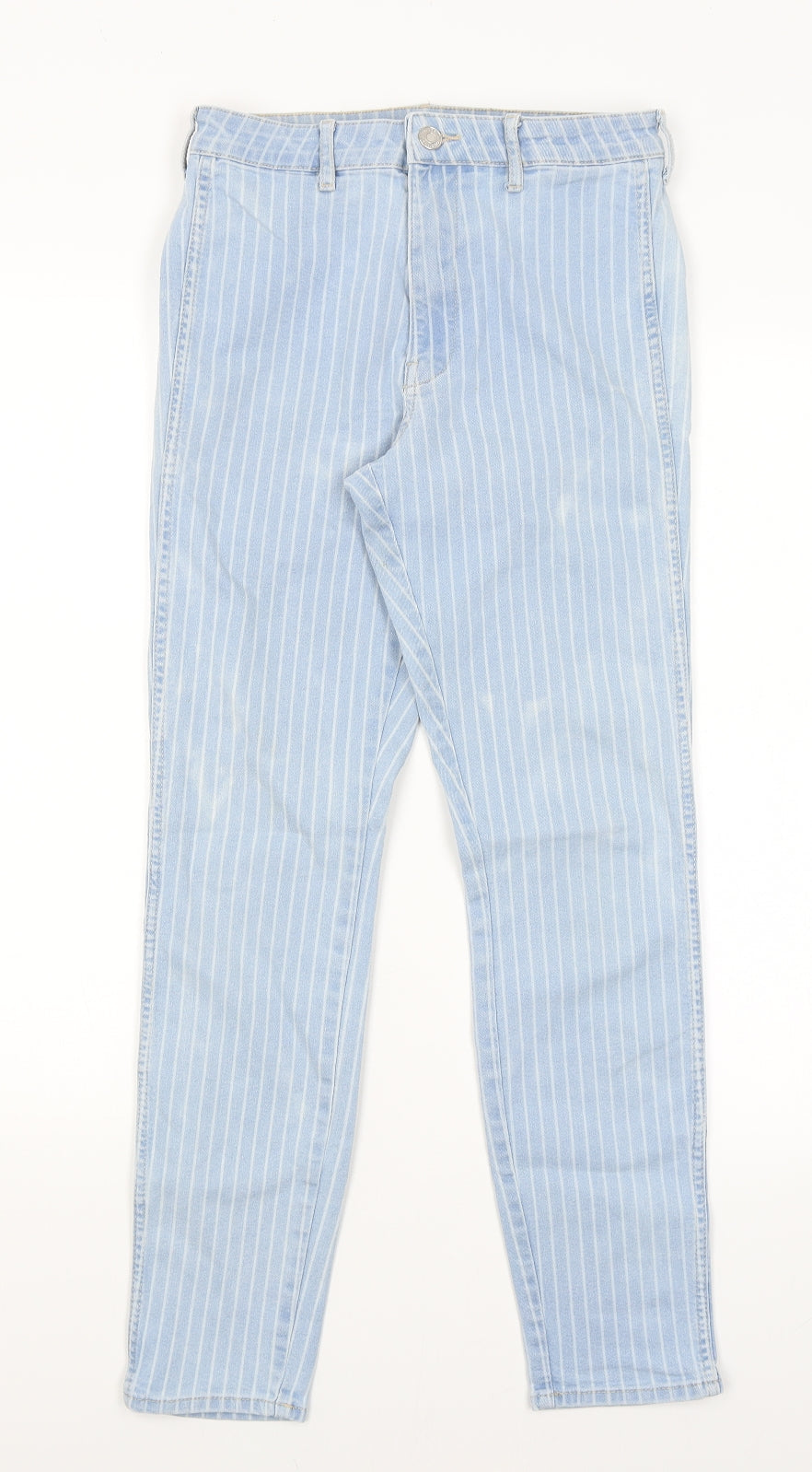 Womens UK Size 28 in H&M Regular Fit Skinny Blue Jeans