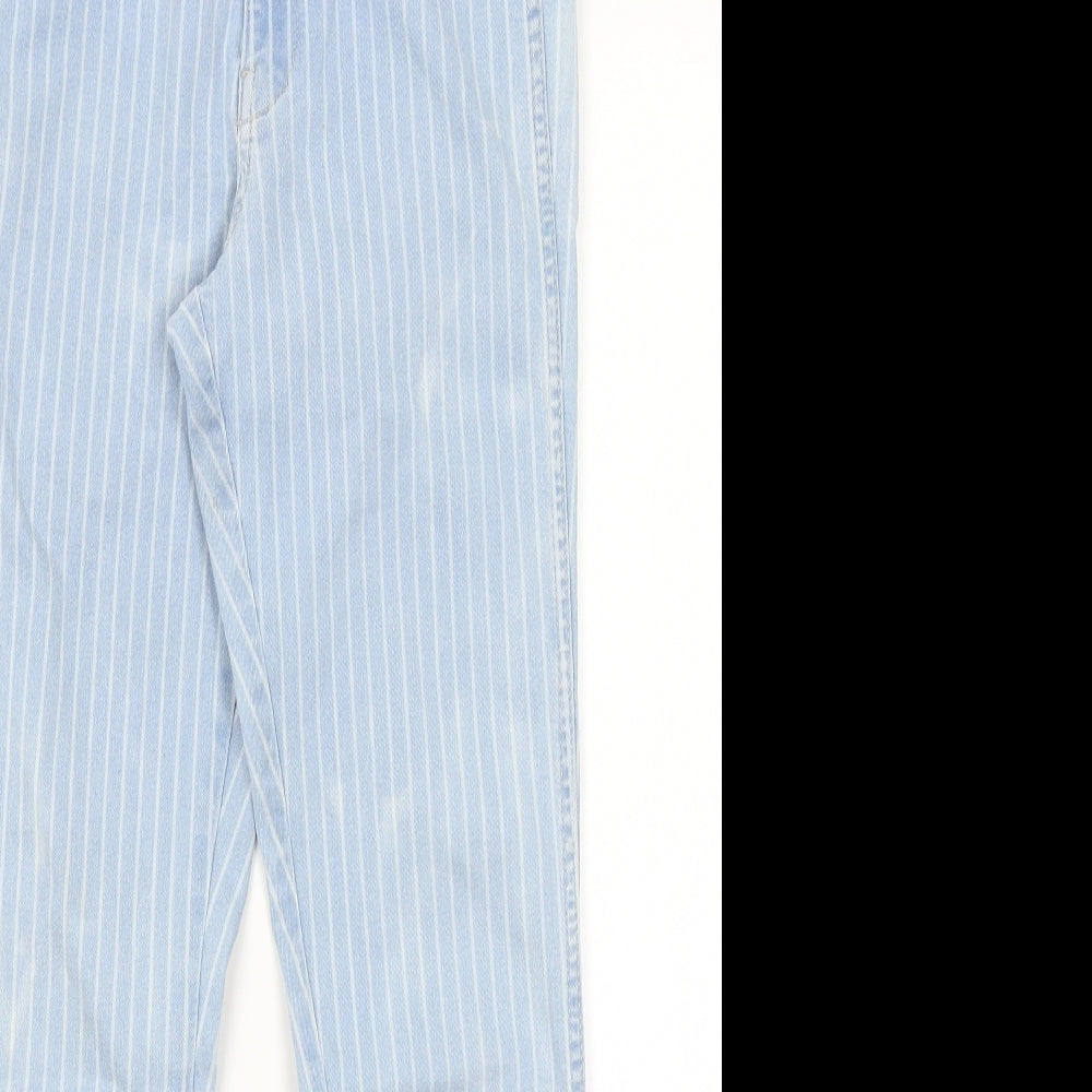 Womens UK Size 28 in H&M Regular Fit Skinny Blue Jeans