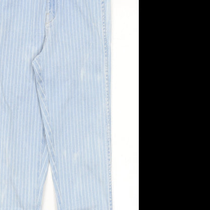 Womens UK Size 28 in H&M Regular Fit Skinny Blue Jeans