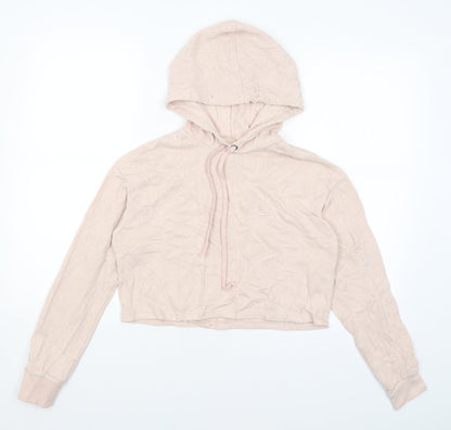 Divided Womens Pink   Pullover Hoodie Size XS