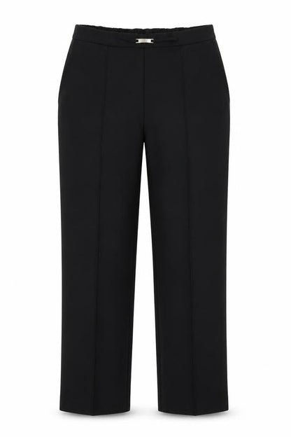 Womens UK Size 8 Papaya Regular Fit  Black Trousers