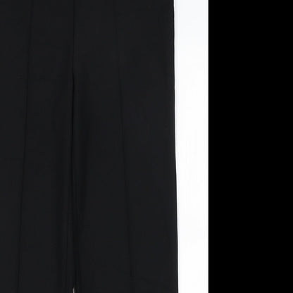 Womens UK Size 8 Papaya Regular Fit  Black Trousers