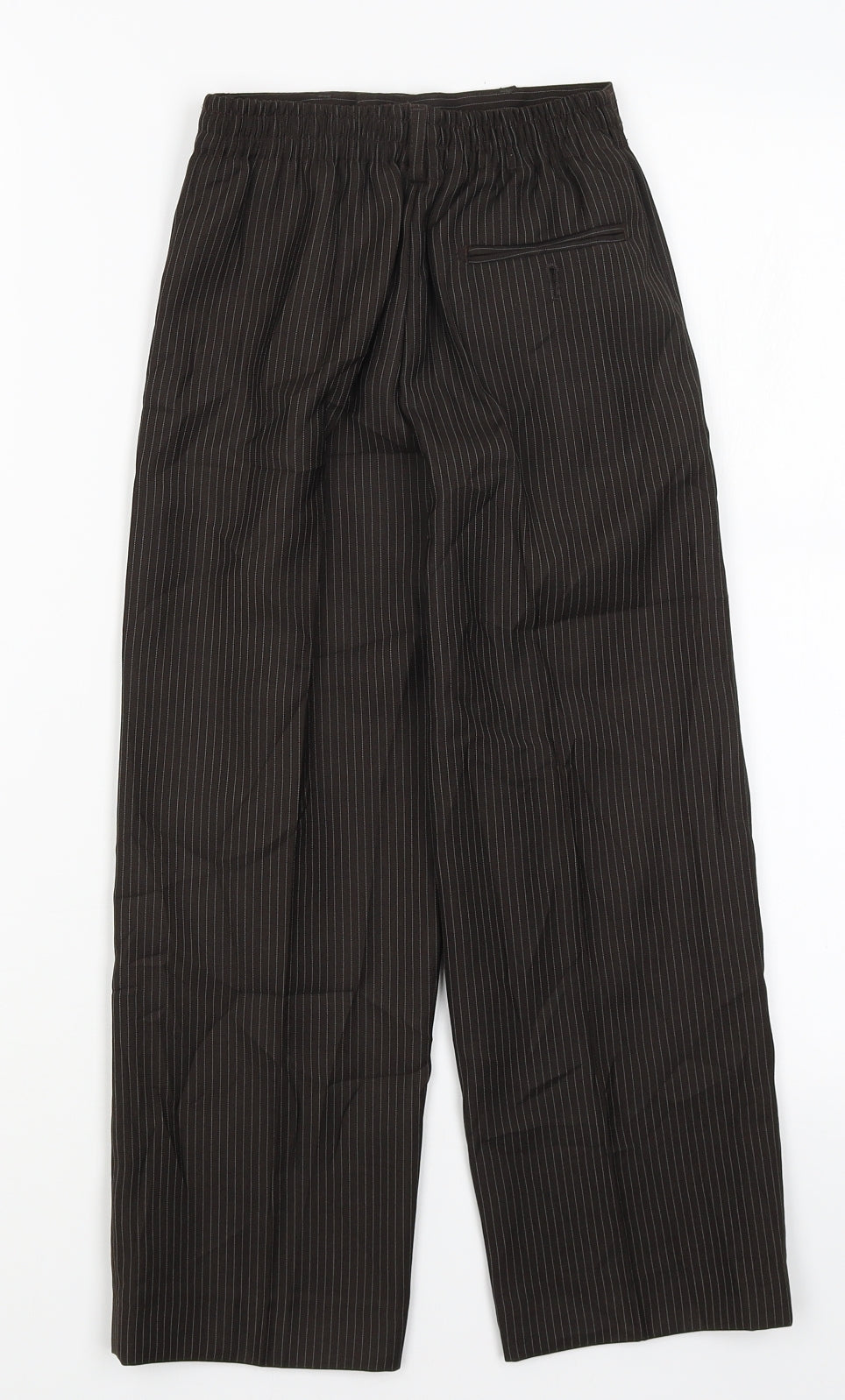 Womens UK Size 4 Preworn Regular Fit  Brown Trousers