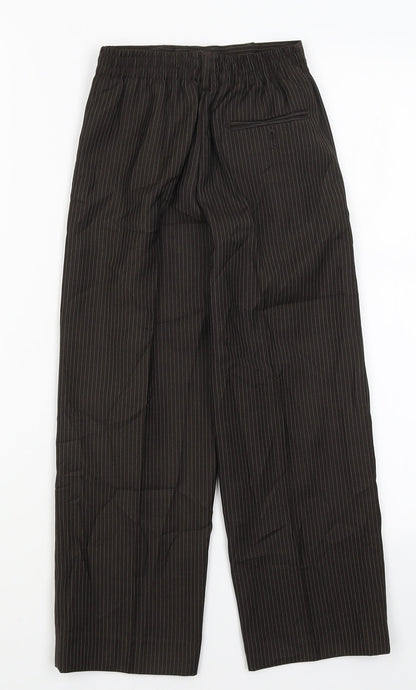 Womens UK Size 4 Preworn Regular Fit  Brown Trousers