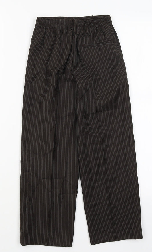 Womens UK Size 4 Preworn Regular Fit  Brown Trousers