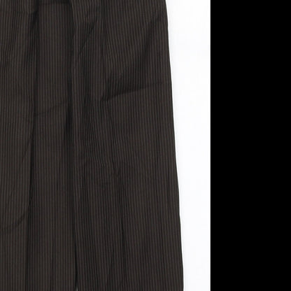 Womens UK Size 4 Preworn Regular Fit  Brown Trousers