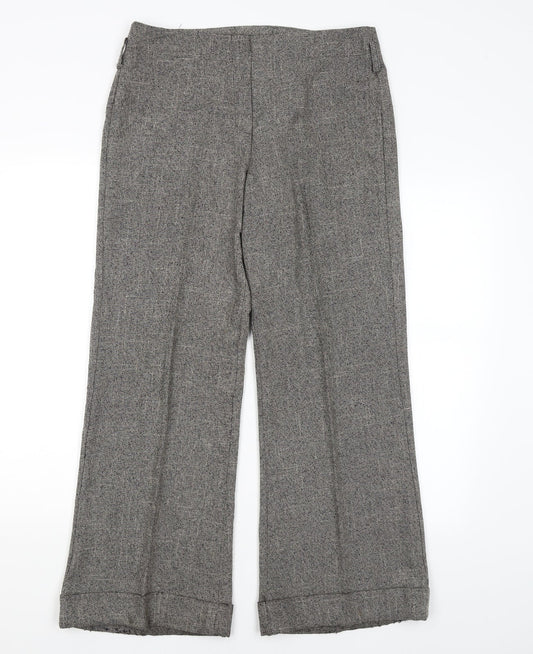 Womens UK Size 12 Evie Regular Fit  Brown Trousers