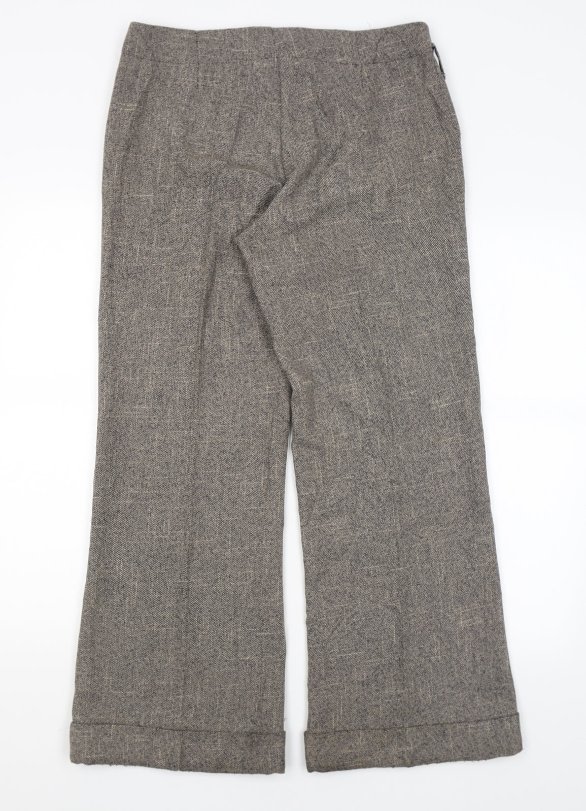 Womens UK Size 12 Evie Regular Fit  Brown Trousers
