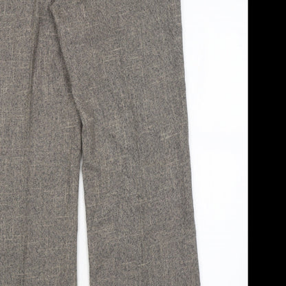 Womens UK Size 12 Evie Regular Fit  Brown Trousers