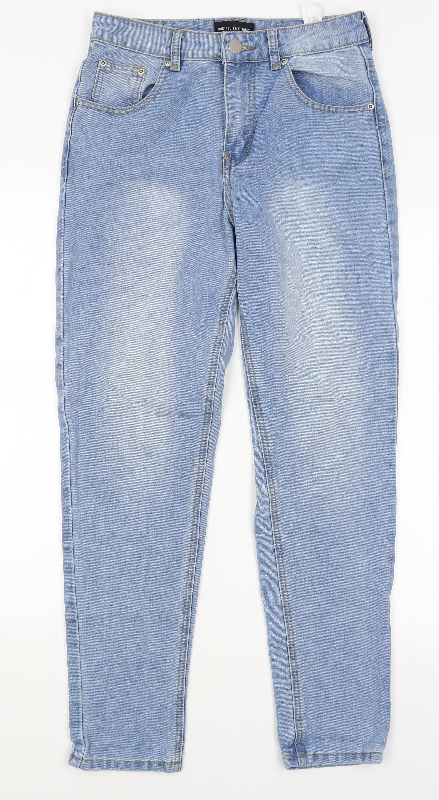 Pretty Little Thing Womens Blue   Skinny Jeans Size 8 L29 in
