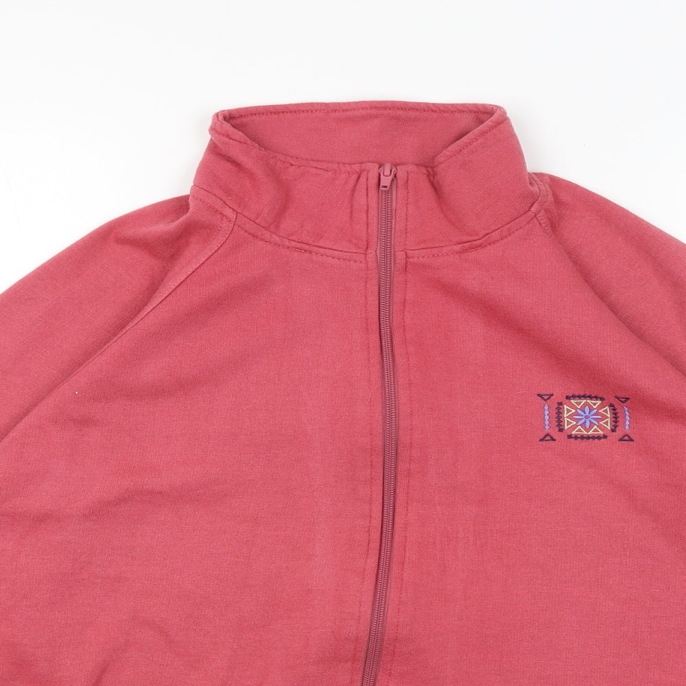 Classics Womens Pink   Full Zip Jumper Size 12