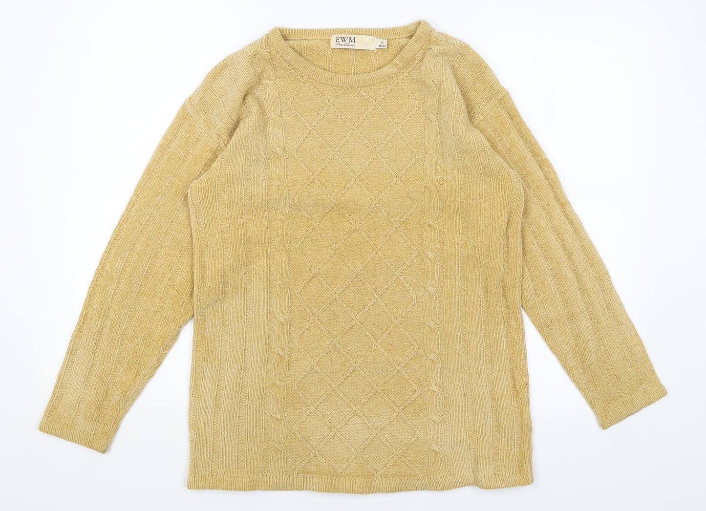 EWM Womens Yellow   Pullover Jumper Size S