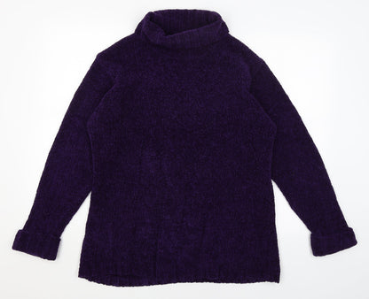 Alibi Womens Purple   Pullover Jumper Size S