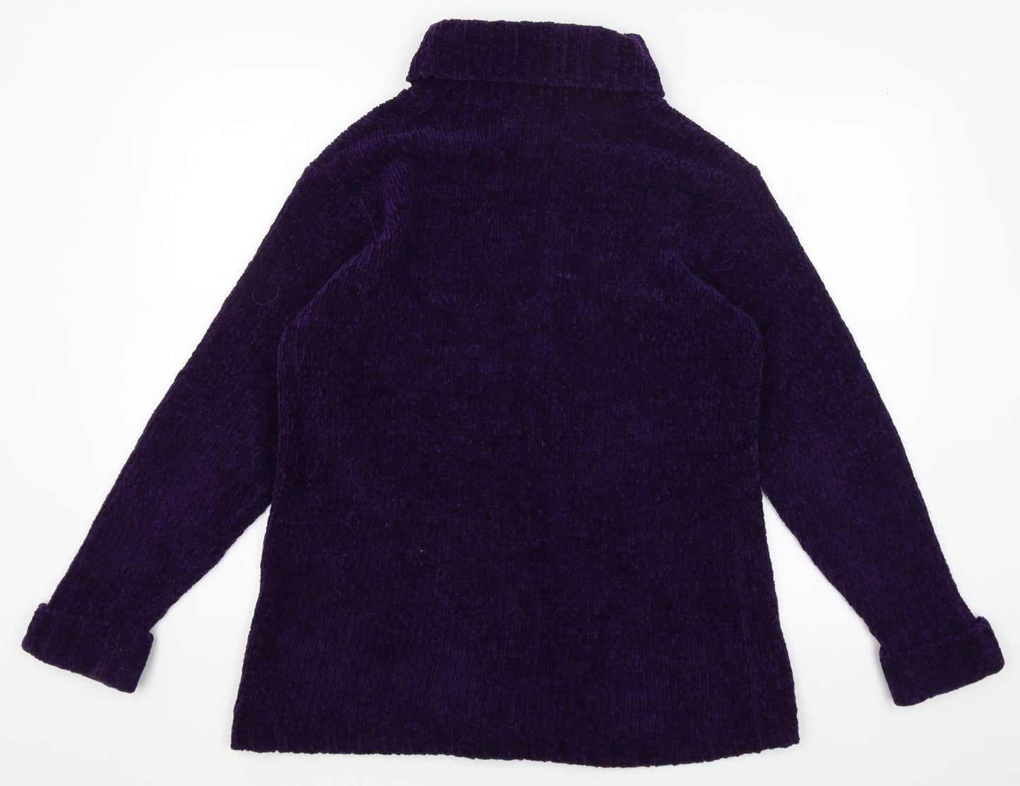 Alibi Womens Purple   Pullover Jumper Size S