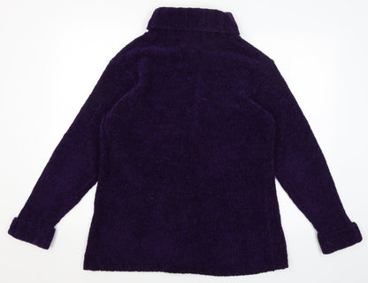 Alibi Womens Purple   Pullover Jumper Size S