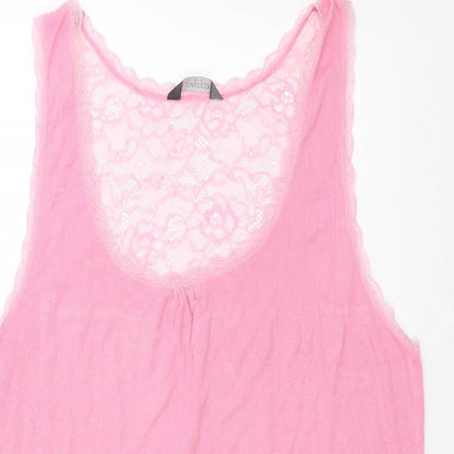Womens UK Size 16 Limited Collection Pink Basic Tank