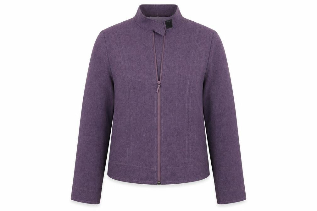 Womens UK Size 10 Essentials Regular Purple Suit Jacket