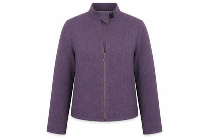 Womens UK Size 10 Essentials Regular Purple Suit Jacket
