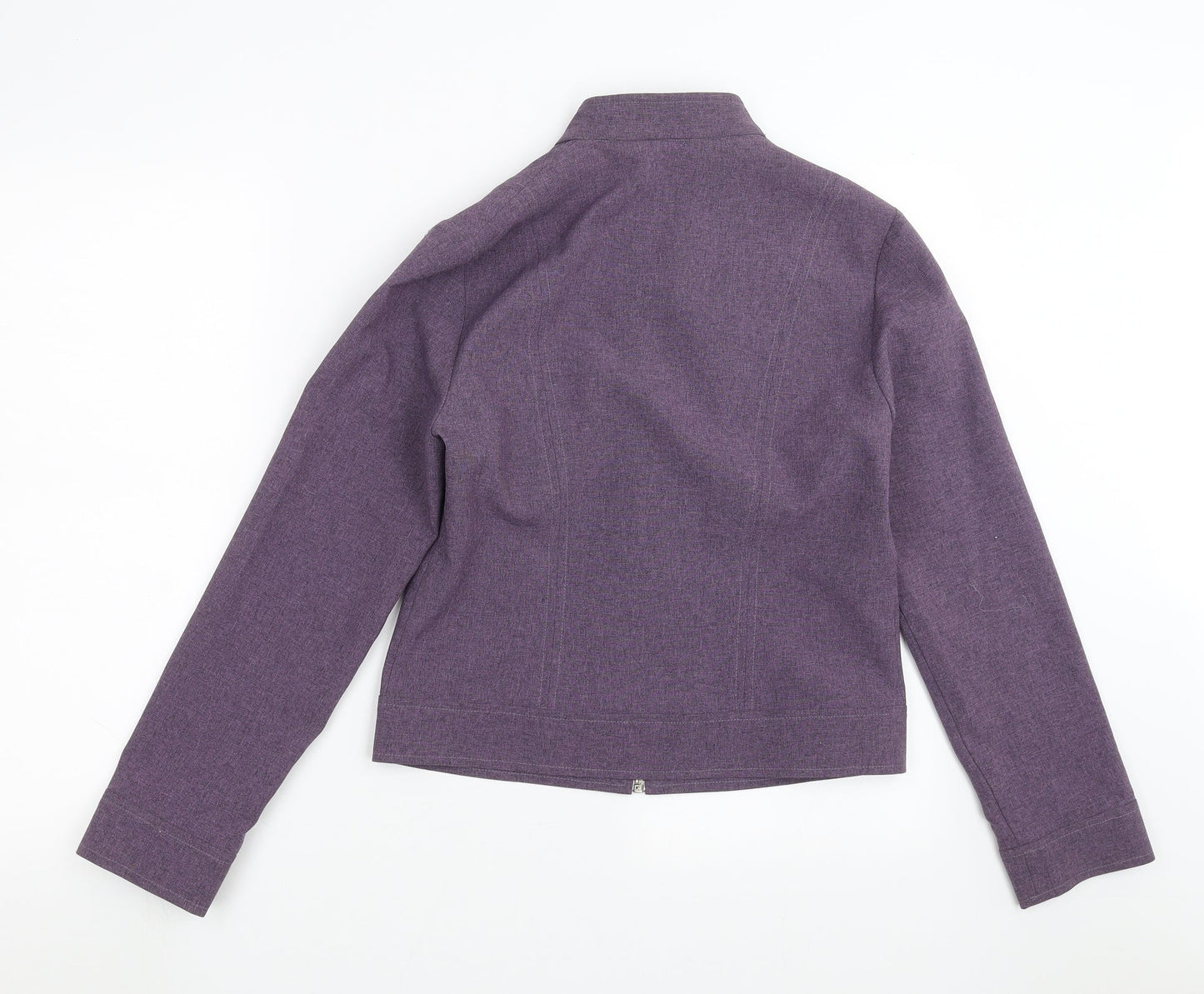 Womens UK Size 10 Essentials Regular Purple Suit Jacket