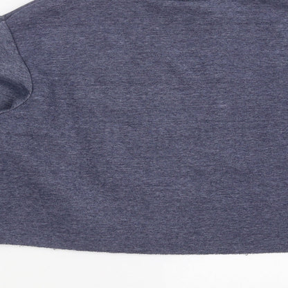 Primark Womens Blue   Pullover Sweatshirt Size 2XS  - cropped, friends
