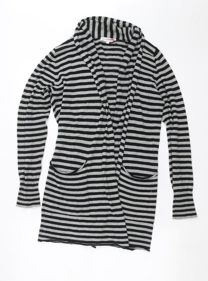 Womens UK Size 10 Internationale Black Cardigan Jumper