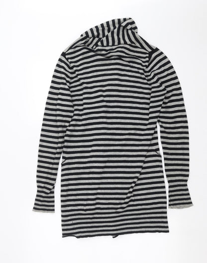 Womens UK Size 10 Internationale Black Cardigan Jumper