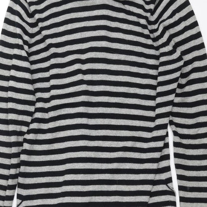 Womens UK Size 10 Internationale Black Cardigan Jumper