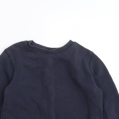 TU Boys Blue   Pullover Sweatshirt Size 6 Years  - school wear