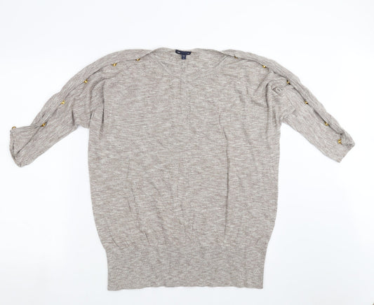 Gap Womens Beige  Knit Pullover Jumper Size XL