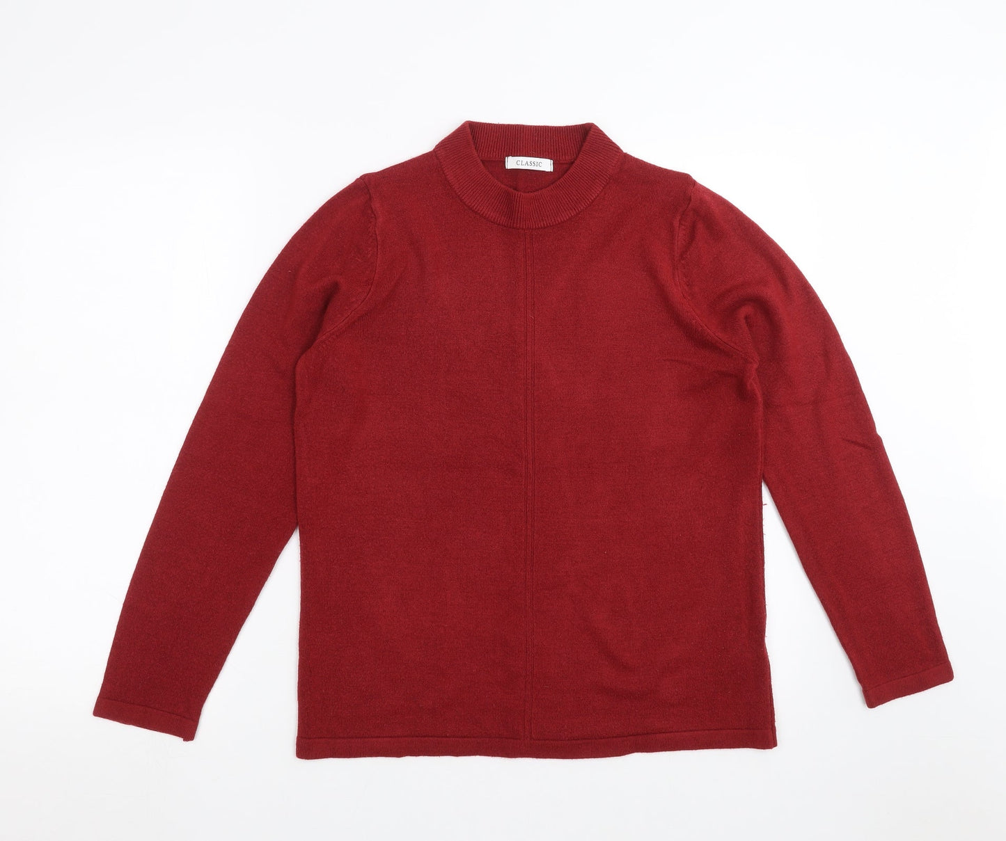 Womens UK Size 12 Marks and Spencer Red Pullover Jumper