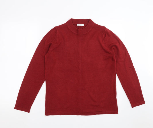 Womens UK Size 12 Marks and Spencer Red Pullover Jumper