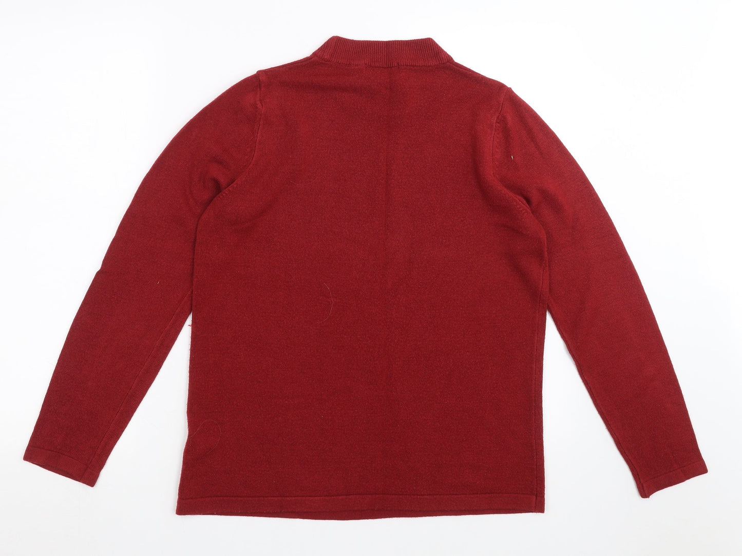 Womens UK Size 12 Marks and Spencer Red Pullover Jumper