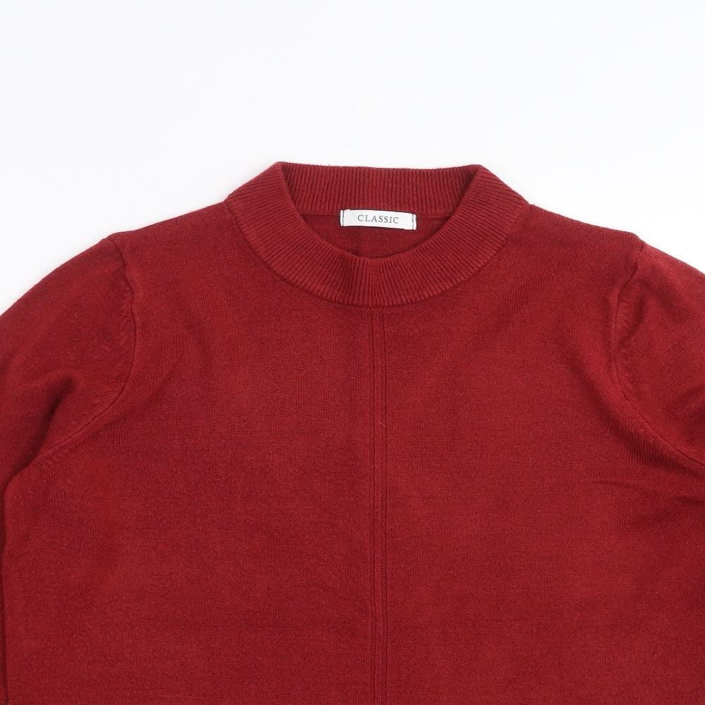 Womens UK Size 12 Marks and Spencer Red Pullover Jumper