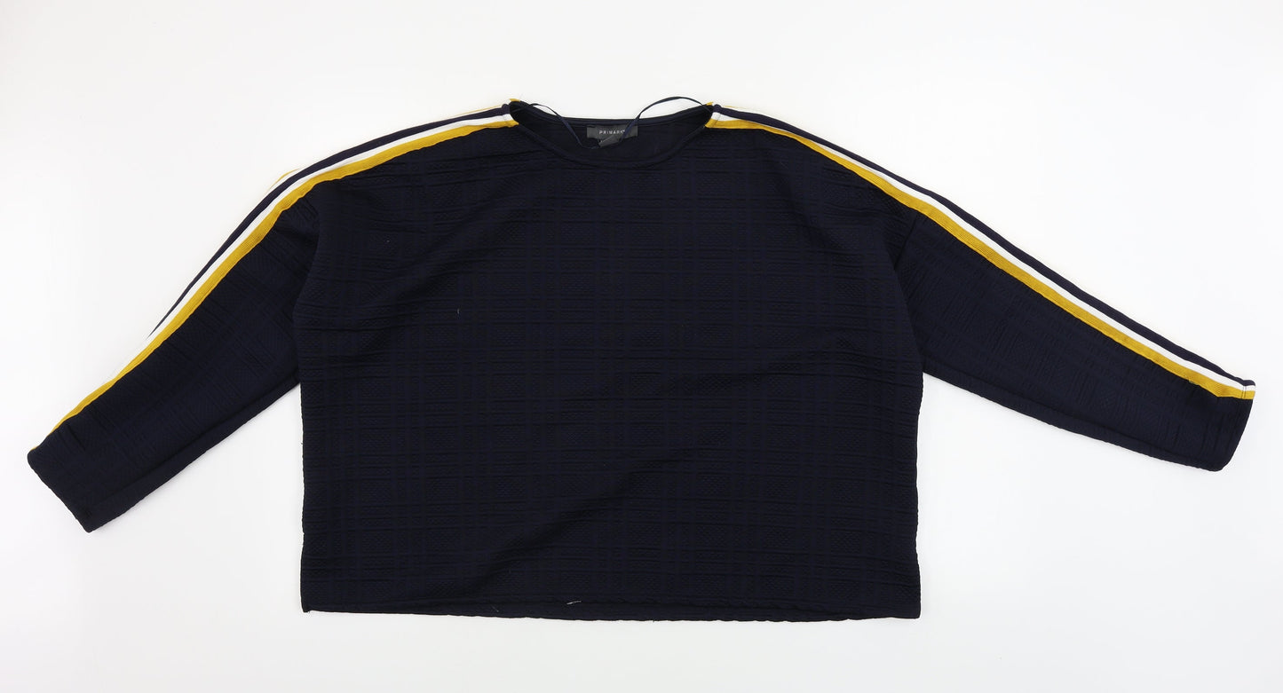 Primark Womens Blue   Pullover Jumper Size XL