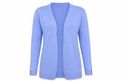 Paris Womens Blue   Cardigan Jumper Size L
