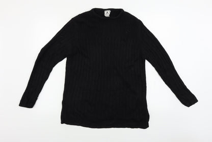 Aniela  Womens Black   Pullover Jumper Size L