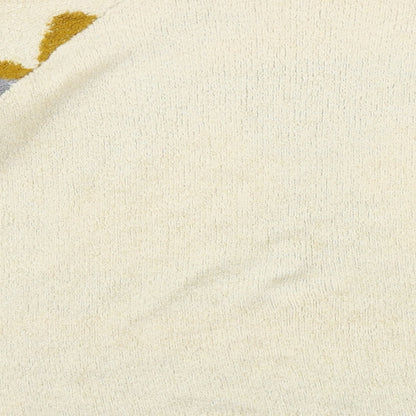 F&F  Womens Beige Geometric  Pullover Jumper Size 12