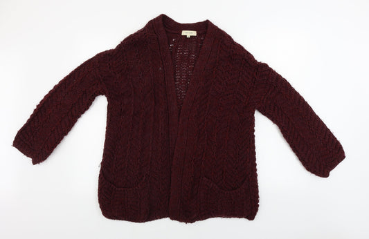 Womens UK Size 10 River Island Purple Cardigan Jumper
