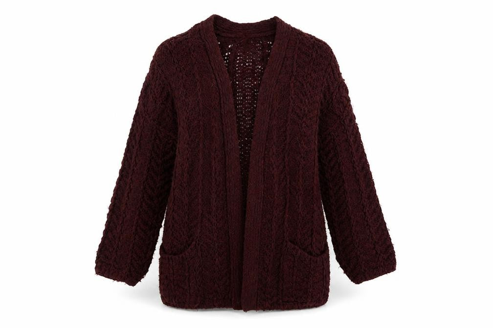 Womens UK Size 10 River Island Purple Cardigan Jumper