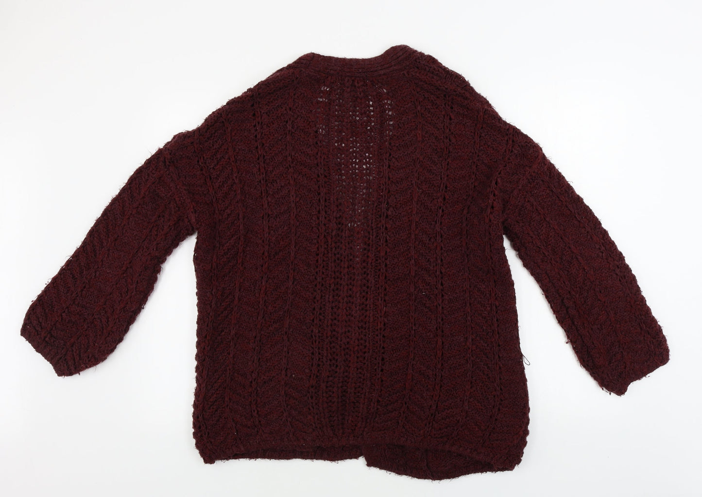 Womens UK Size 10 River Island Purple Cardigan Jumper