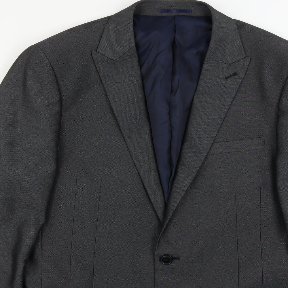 Mens UK Size 40 NEXT Regular Grey Suit Jacket