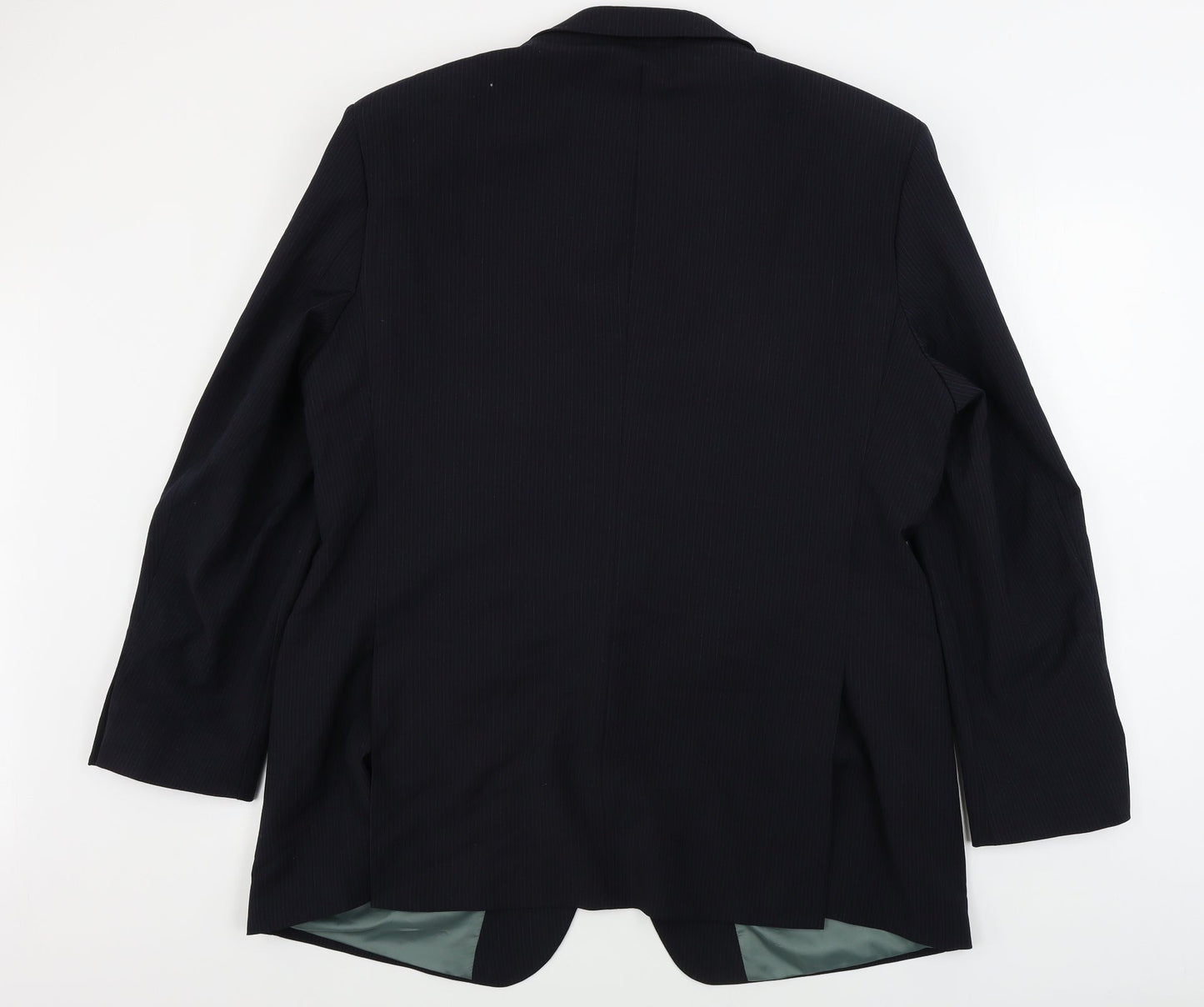 Mens UK Size 46 Impressions Regular Black Suit Jacket