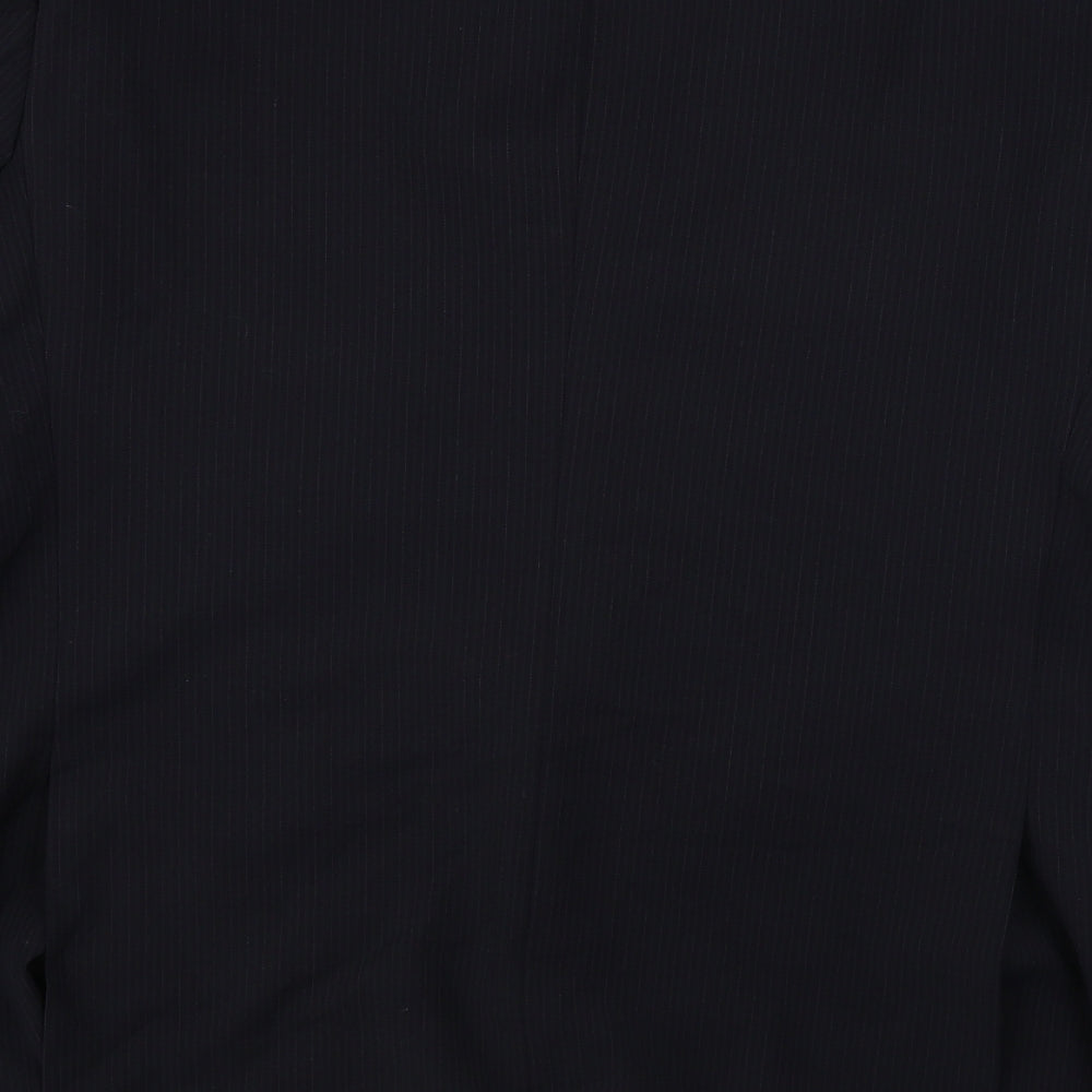 Mens UK Size 46 Impressions Regular Black Suit Jacket
