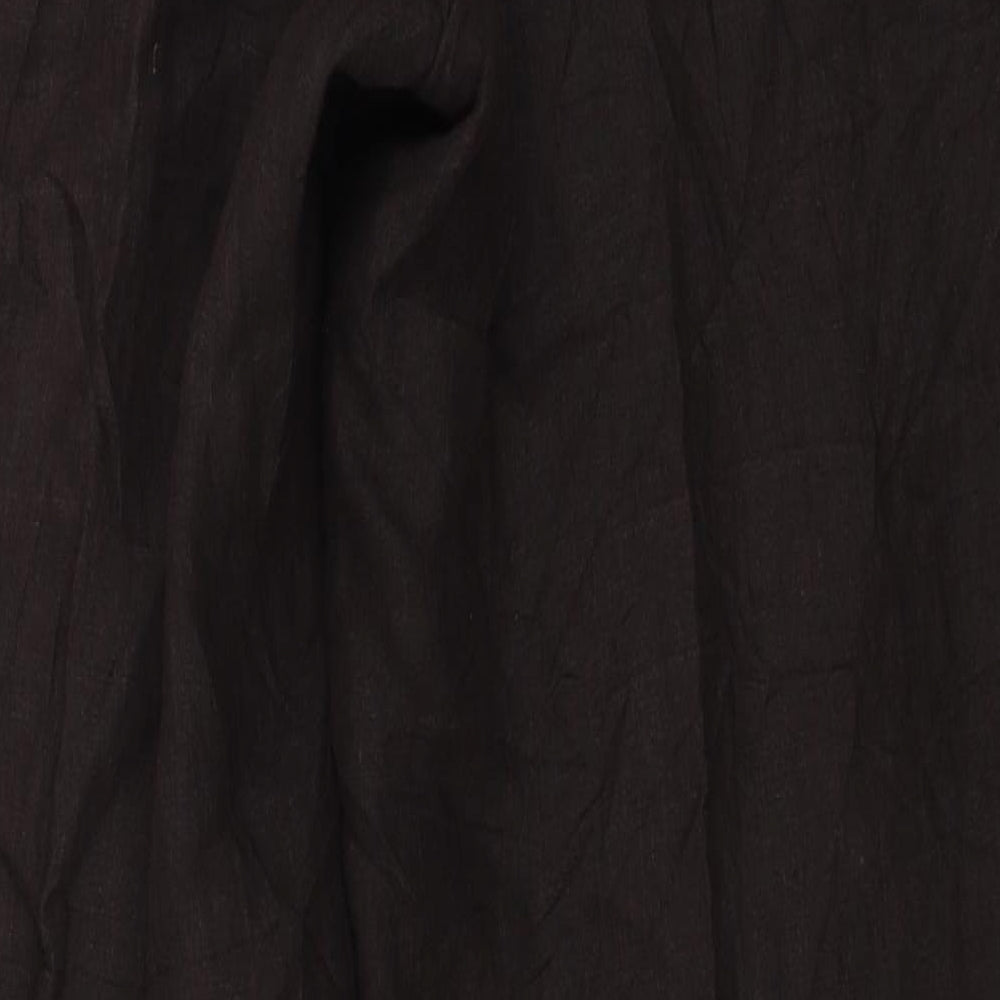 Womens UK Size 34 in Preworn Regular Fit  Brown Trousers
