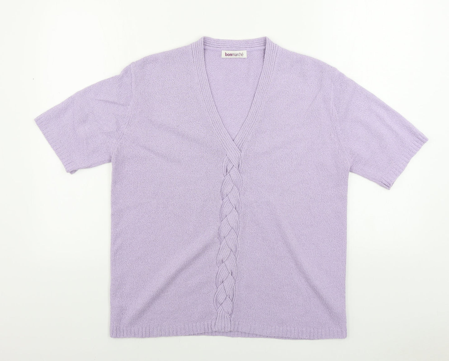 Womens UK Size S Bonmarché Purple Pullover Jumper