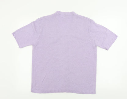 Womens UK Size S Bonmarché Purple Pullover Jumper