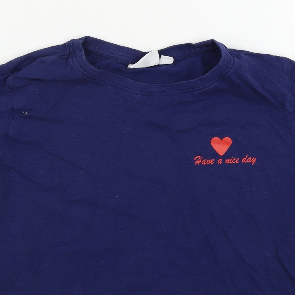 Saint Tropez  Mens Blue    T-Shirt Size XS