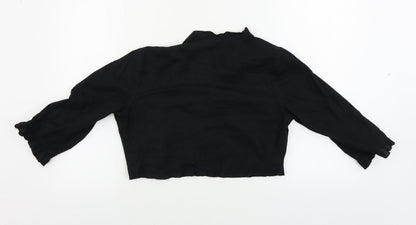 Womens UK Size 14 Marks and Spencer Black Cardigan Jumper