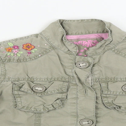 Cherokee  Girls Beige   Basic Button-Up Size 5-6 Years