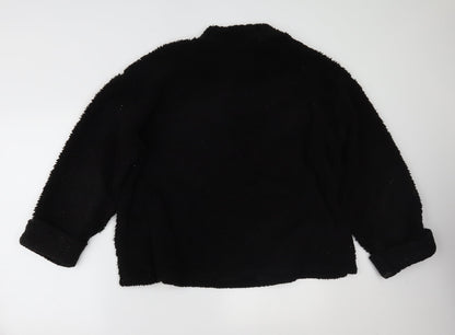 PRETTYLITTLETHING Womens Black   Pullover Jumper Size 10
